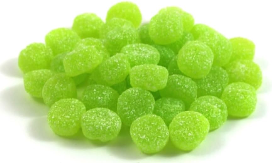 HolanDeli Gummy Sour Apple Buttons. 2lb