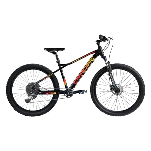 CRADIAC Storm GT 1×9 Speed | 27.5 Inch Mountain Bike | 9 Speed Shimano CUES | Shimano Hydraulic Disc Brakes | SR Suntour Lockout Suspension | Aluminiu