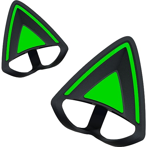 Razer Kitty Ears V2 - Universal Fit Clip-on Kitty Ears für Headsets (Clip-on Kitty Ears, vielseitig, verstellbare Bänder, 26g leichtes Premium-Silikon) Schwarz
