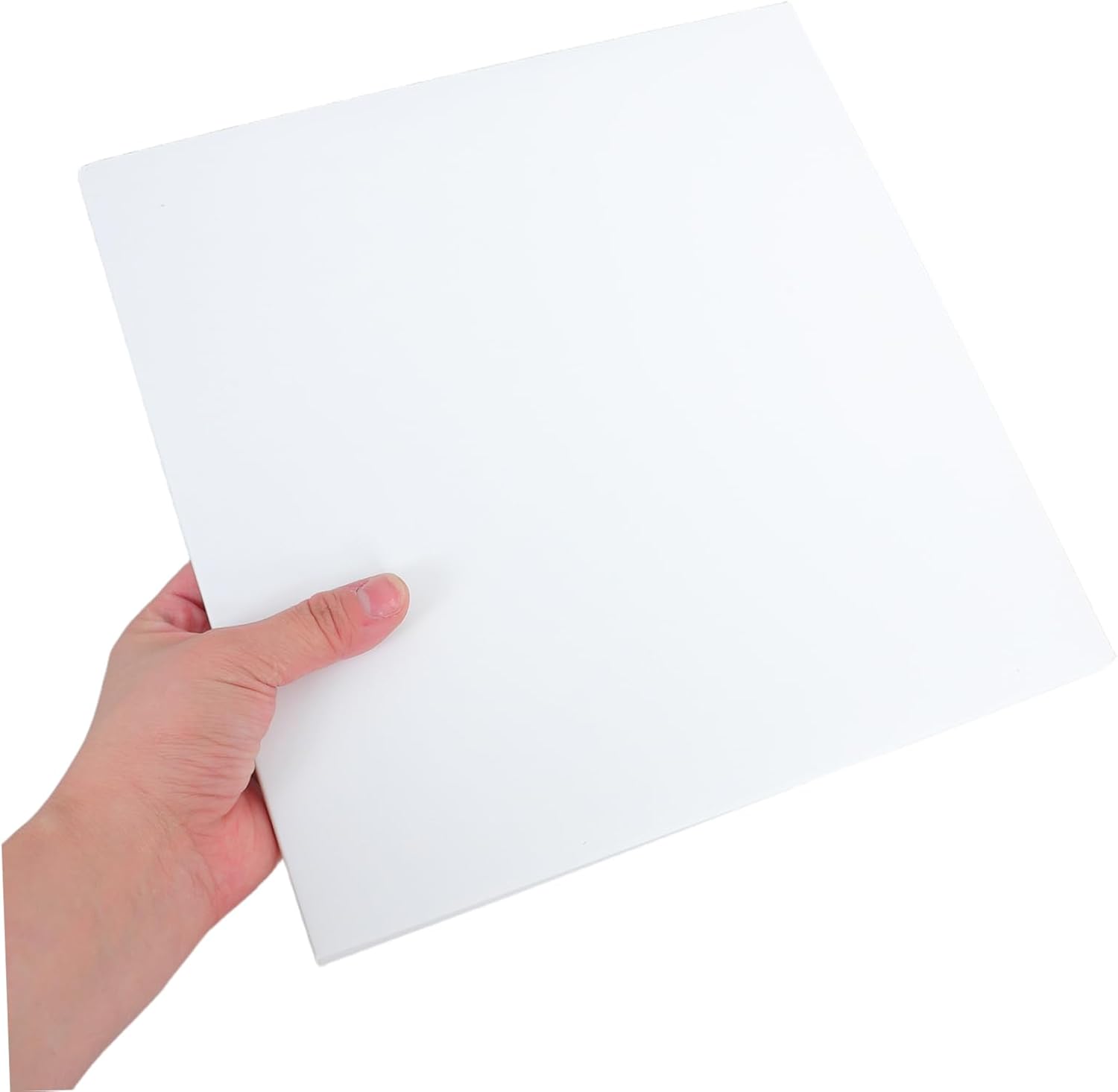 VALICLUD 10pcs Square White Cake Board Paper Mousse Cardboard Decorative Cake Drum Plates For Pastries Desserts For Wedding Party Cake Decorating Baking