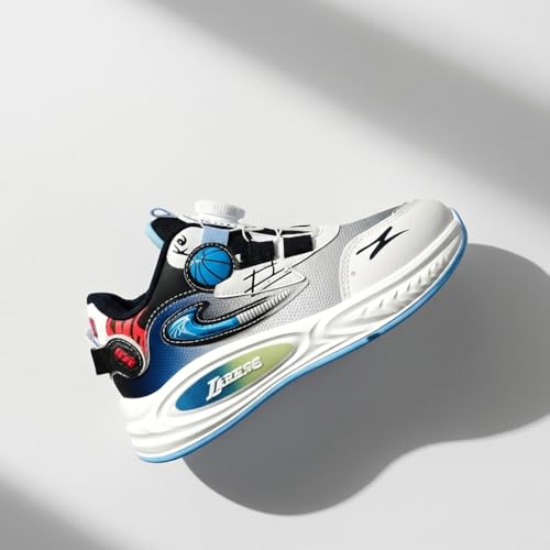 Image of Athletic Sneakers with Dial Closure, Comfortable, Attractive Colour Combination, Chunky Sole, Sports Running Shoes