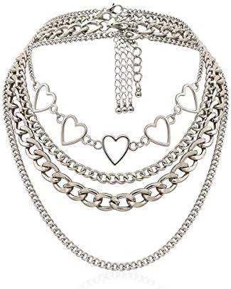 Simple Heart Necklace Lolita Choker 