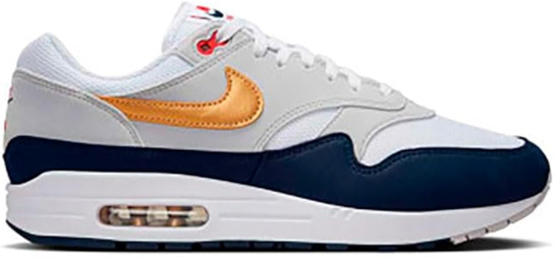 nike air max 1 white blue orange