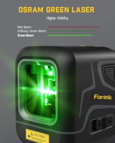 Fanttik D2 Pocket Self-Leveling Cross Line Green Laser Level w/ 100' Range - image 3