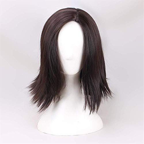 GIAOYAO Cosplay Film Alita Perruques Brown Black Cheveux Cover