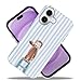Case for iPhone 17 - [Drop Protection Phone Cover] - Hybrid Case for Girl Women - Funny Monkey Stripes 01