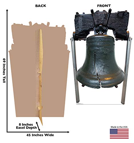 Image of Cardboard People Liberty Bell Life Size Cardboard Cutout Standup
