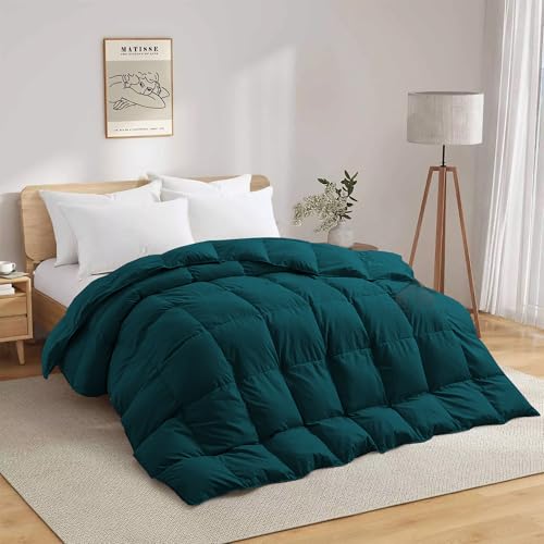 Image of 500 GSM Heavy Winter Quilt Comforter King Size (90 inchX106 inch) - Super Comfort Winter Blanket 500 GSM Microfiber Fill - Duvet /Blanket King Size - Teal Color