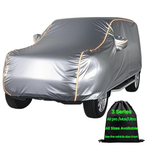Image of Heavy Duty SUV Cover Full Exterior Covers Waterproof All Weather Durability Car Cover UV Rain Protection Fit SUV 191 inch to 200 inch