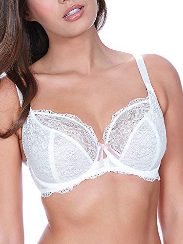 Freya Fancies Plunge Bra White White 34DD
