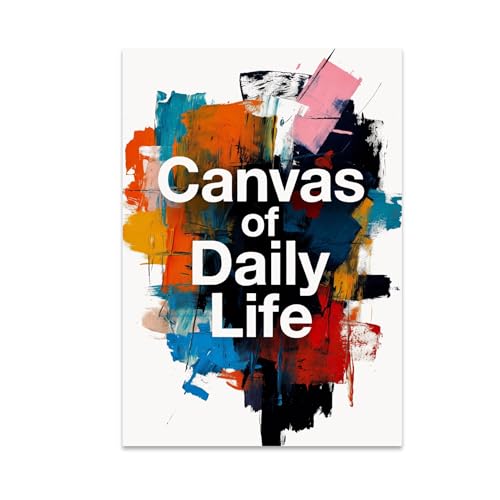 Abstract Brushwork and Textures - Home Gallery Decor - 13x19