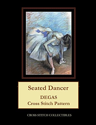 Seated Dancer: Degas Cross Stitch Pattern