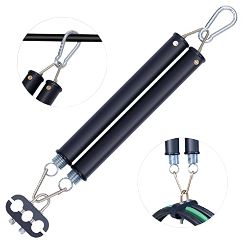 Cheemuii 20" Double Tender Spring Kit Heavy Duty Abs Air Line Hose Tracker Tender Kit With 3 Hose Holders For Semi Truck Trailer Tractor #TOP6