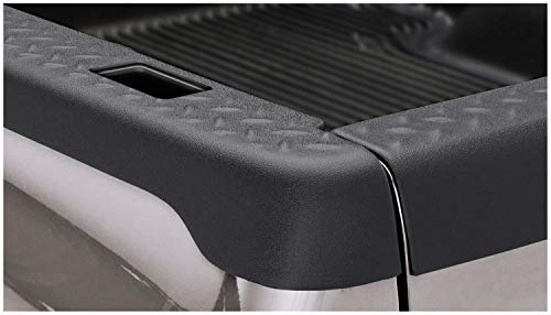 Bushwacker Ultimate BedRail Caps - DiamondBack w/ Stake Holes | 2-Piece Set Black Smooth Finish | 49501 | Fits 2001-2006 Chevrolet/GMC Silverado/Sierra 1500/2500HD/3500 (Excludes Flareside) 8 Bed