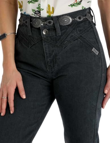 Western Jeans Womens Quinn Relaxed Tapered Gray CB746540062