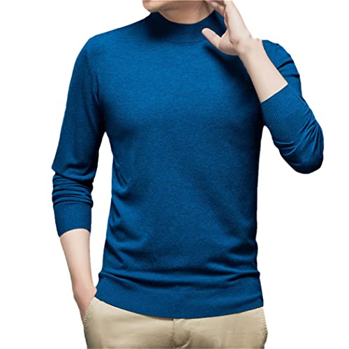 Pull à col roulé doux YIOLEAMP tricot chaud contre le froid hivernal