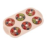 Moldes De Horno,6 Cavidades Desmolde Fácil Utensilios de Hornear - Molde de Galletas de Silicona y Utensilios de Hornear,para Pasteles Chocolate Caramelos Gelatina Galletas Postre Hogar Cocina Fiesta