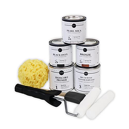 Giani FG-G2 BLACK Granite Countertop Paint Kit 2.0-100% Acrylic thumb #1