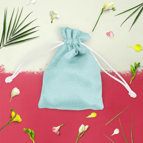 Image of ArtzFolio Hand-Drawn Waves D2 | Pouch Wrist Potli Bag | Bag for Weddings & Casual Parties