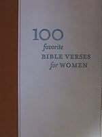 100 Favorite Bible Verses For Women B004P9ACVY Book Cover