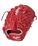 ローリングス(Rawlings) 野球用 グラブ グローブ 軟式 HYPER TECH COLOR SYNC GR5FHTCA15W 投手用 スカーレット 11.75インチ ※右投げ用