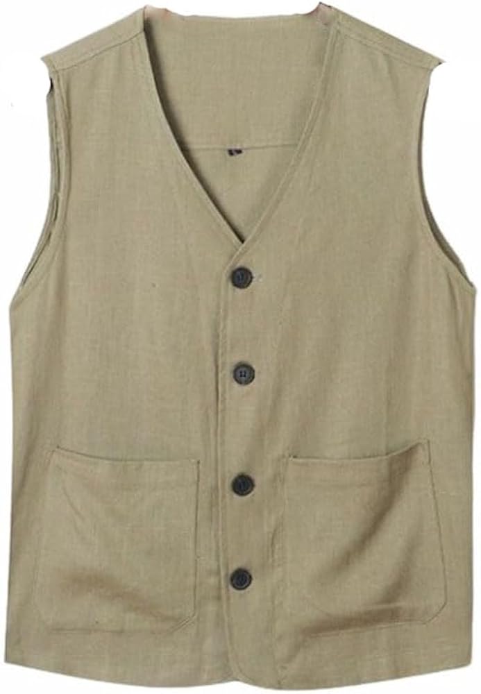 Amazon | [KOALAO] ベスト メンズ ジレ サマーベスト 前開き