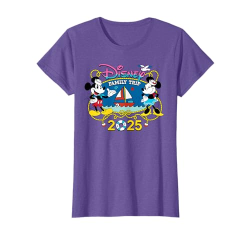 Disney Cruise Family Trip 2025 Sailing Vacation Matching T-Shirt