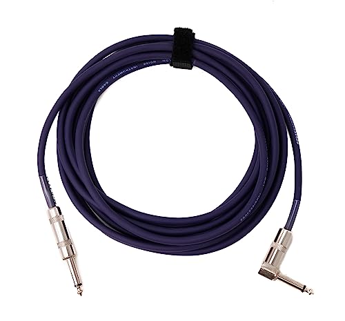Cable de audio de 450 cm System-S jack de 6,35 mm macho a macho en lila 2