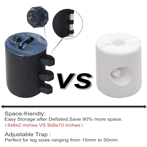 ABCCANOPY Gazebo Water Weights Bag, Portable Leg Weights Water Fillable Weights for Pop up Gazebo Canopy,4 Pcs-Pack (Black) 5 ABCCANOPY Gazebo Water Weights Bag, Portable Leg Weights Water Fillable Weights for Pop up Gazebo Canopy,4 Pcs-Pack (Black) - Image 5