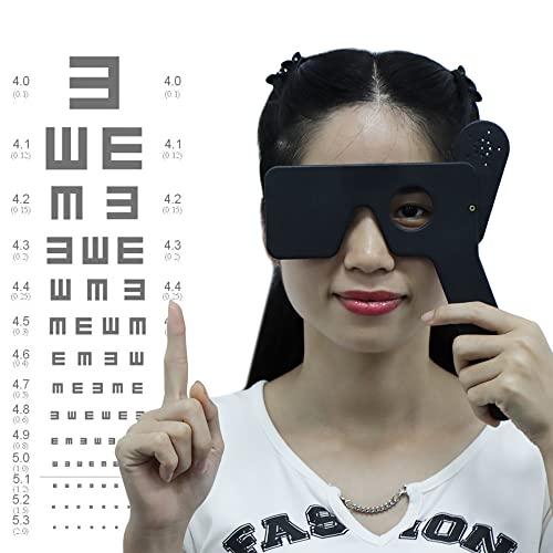 Image of 4 Pcs Ophthalmic Eye Occluder for Ophthalmologists Orthoptists Optometrists Eye Exam Tool (Black)