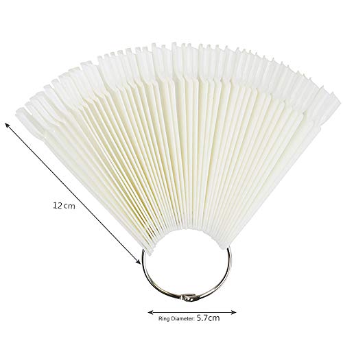 CS COSDDI 200pcs Stiletto Nagelspitzen Nagel Display Tips Nagelspitzen Fächer Display – Bild 4