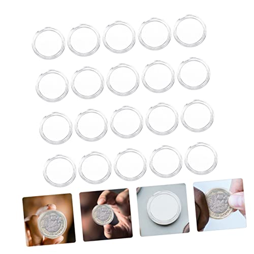 100 cápsulas protectoras para monedas Abaodam miniatura 7