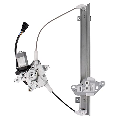 Image of TRQ Front Driver Side Power Window Motor and Regulator Assembly One Touch Anti Pinch Compatible with 2011-2017 Nissan Juke