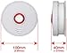 2 Pack Smoke Detector Battery Operated, Travel Portable Photoelectric Fire&Co Alarm for Home, Kitchen