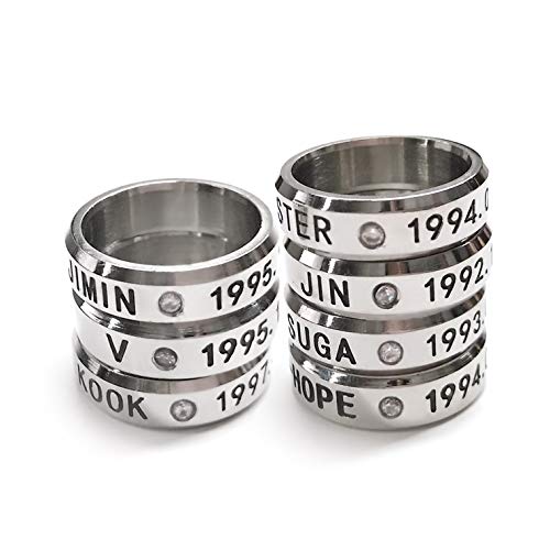 LHIU Star Jewelry BTS Explosion-proof Youth Group Park Zhimin Jin Tai Heng Titanium Steel Belt (Capital)