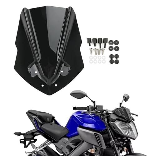 Pare-brise moto ABS pour Yamaha MT125 2015-2019