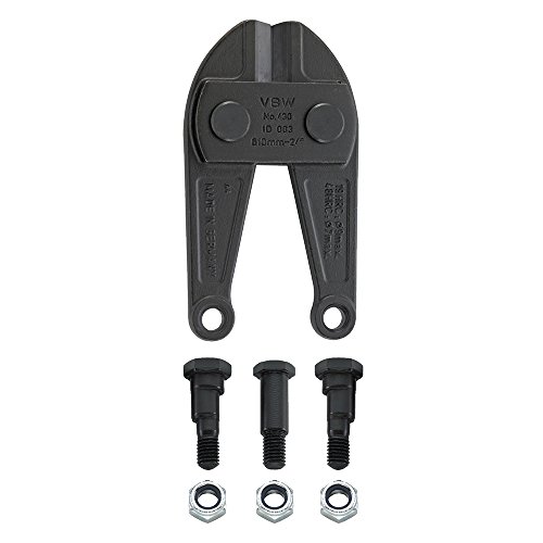 VBW 430137 Spare Head for UNIBOLT Bolt Cutter with Retaining Screw, Black