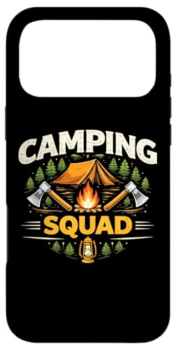Camping Squad �A�E�g�h�A �A�h�x���`���[ �}�C���h�Z�b�g �X�e�[�g�����g�f�U�C�� �X�}�z�P�[�X iPhone 17 Pro Max �p