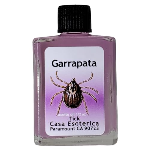 Aceite para garrapatas (Garrapata Aceite) Aceite de unción espiritual por CASA ESOTERICA MAGICK SPACE-Obsession Spell-Strong Attraction-0.5 onzas líquidas (paquete de 1)