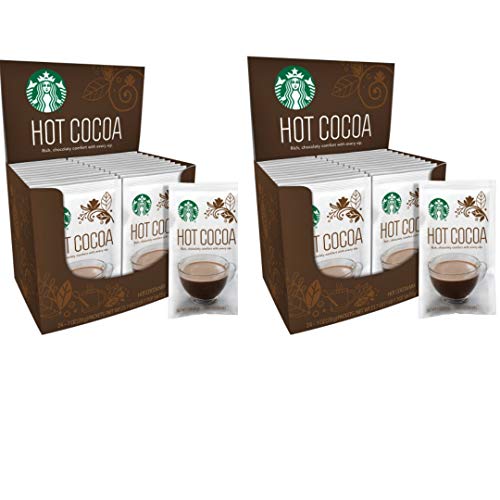 Starbucks Hot Cocoa, #11099790, 2 - 24 Ct Boxes, 1 oz packets (48 Total Packets)