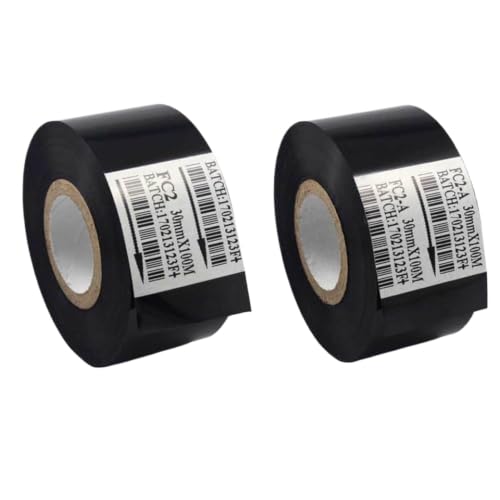 Cinta de transferencia térmica 30mm compatible con impresora DY-8 y fechador de lote 241b
