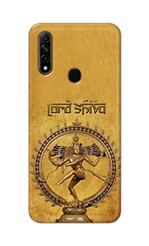 Image of PRINTFIDAA Lord Shiva As Nataraj Printed Designer Hard Case for Oppo A31 (2020) / Oppo A8 Back Cover -(e) RPM1004
