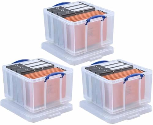 Really Useful Box 42 Litre Pack of 3 - Color: Clear