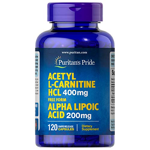 Acetyl L-Carnitine + Alpha Lipoic Acid (120 Caps) Puritans