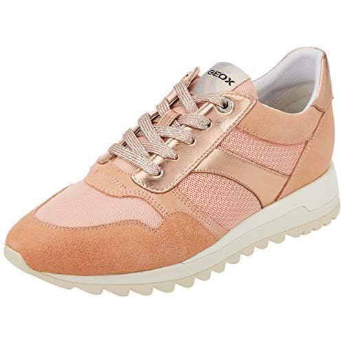 Geox D Tabelya A, Sneakers para Mujer, Naranja (Peach), 41 EU