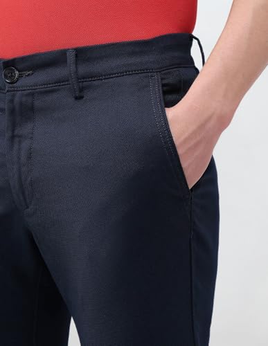 Image of U.S.Polo Association Men's Denver Slim Fit Textured Trousers