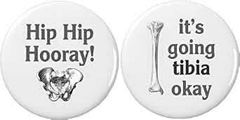 Tibia Keychain Set 2 Hip Hooray / going tibia okay 2.25