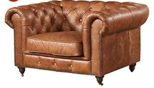 Image of Royale Hand Tufted Four (3+1) Seater Elegant Wooden Base Sofa in Wide Extravagant Fabric, Gives Luxurious Look for Home /Living Room /Office /Guest Room /Hotels