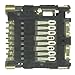 Pack of 6 DM3C-SF Connector Card - microSD 10 (8 + 2) Position Secure Digital Surface Mount, Right Angle Gold :RoHS, Cut Tape