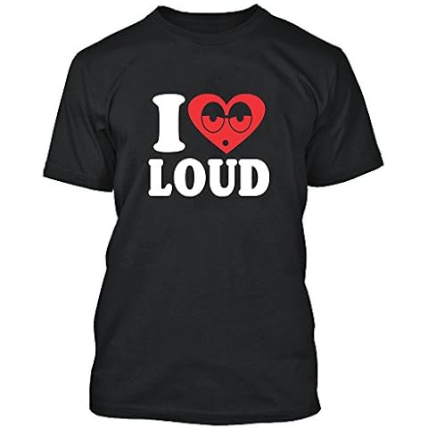 CRAZYDAISYWORLD I Love Loud Men's T-Shirt Black L Cover